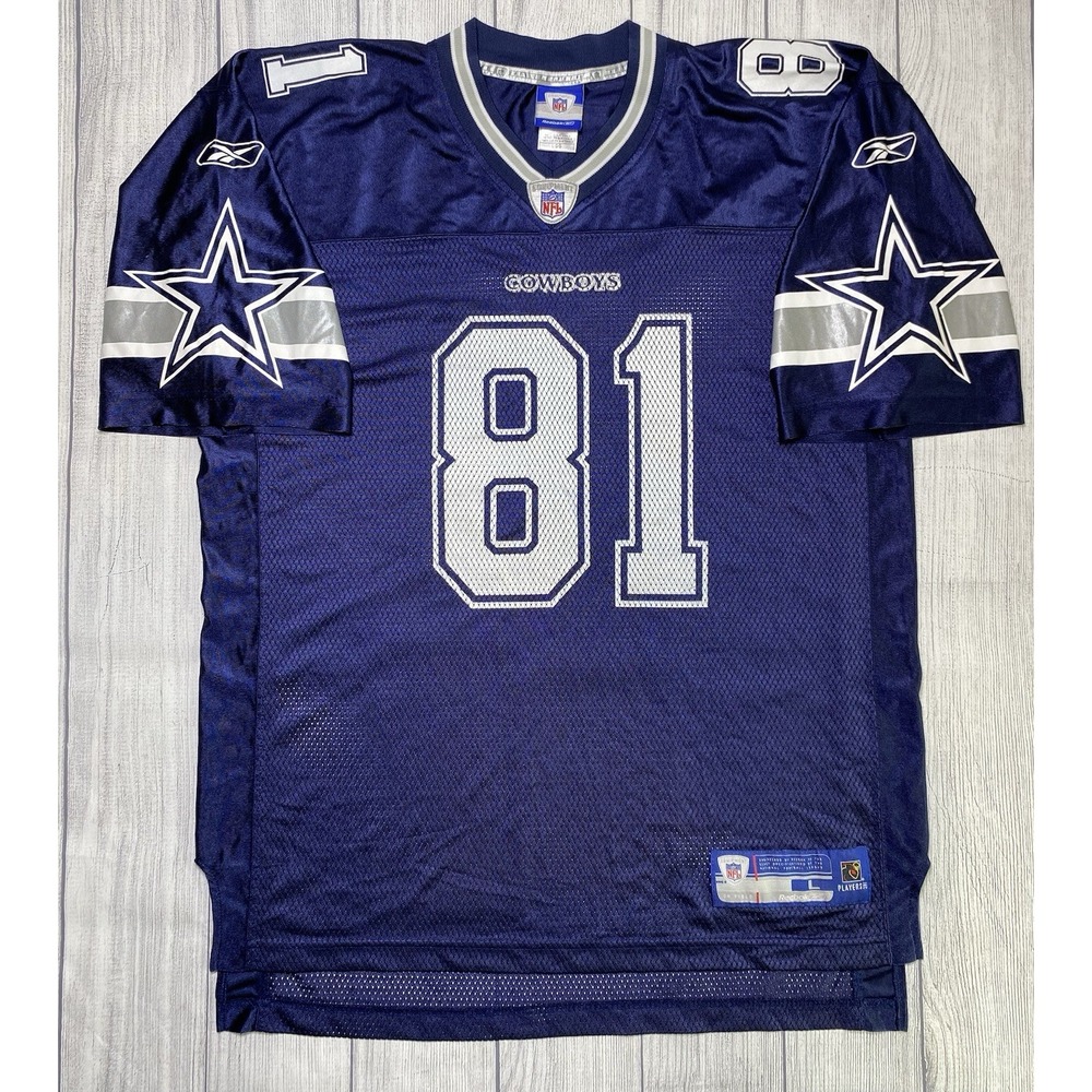 Men's Size Large Vintage Reebok Dallas Cowboys Terrell Owens #81 Game NFL Jersey